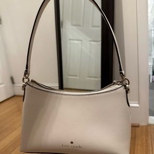 Kate spade white shoulder bag with strap